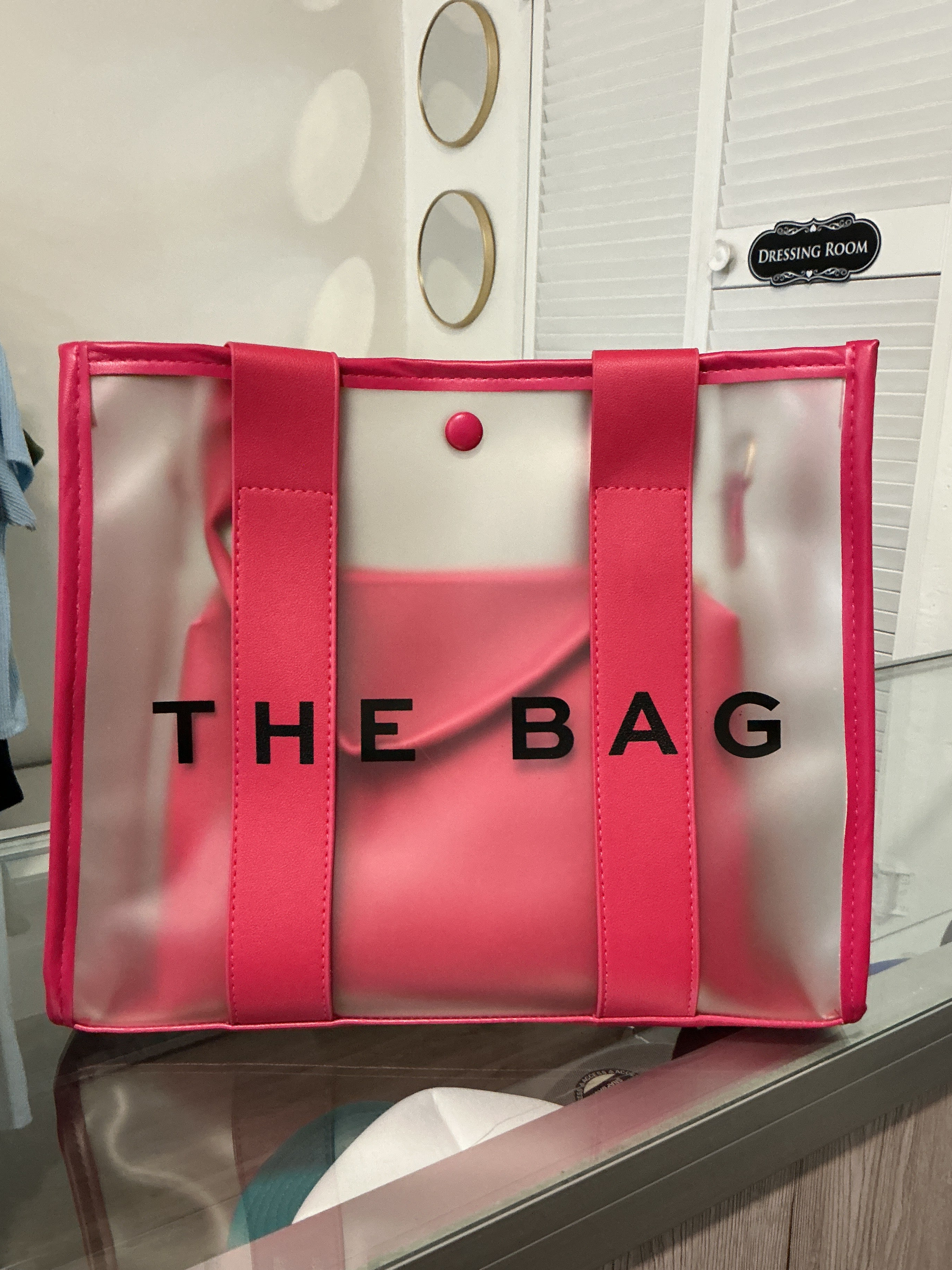 CLEAR BAG W/ INNER BAG