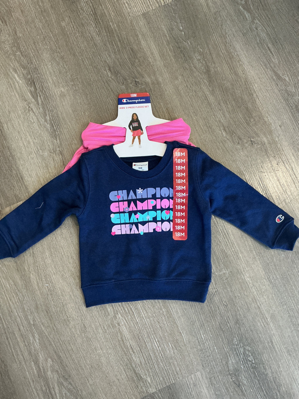 GIRLS 2 PIECE CHAMPION FLEECE