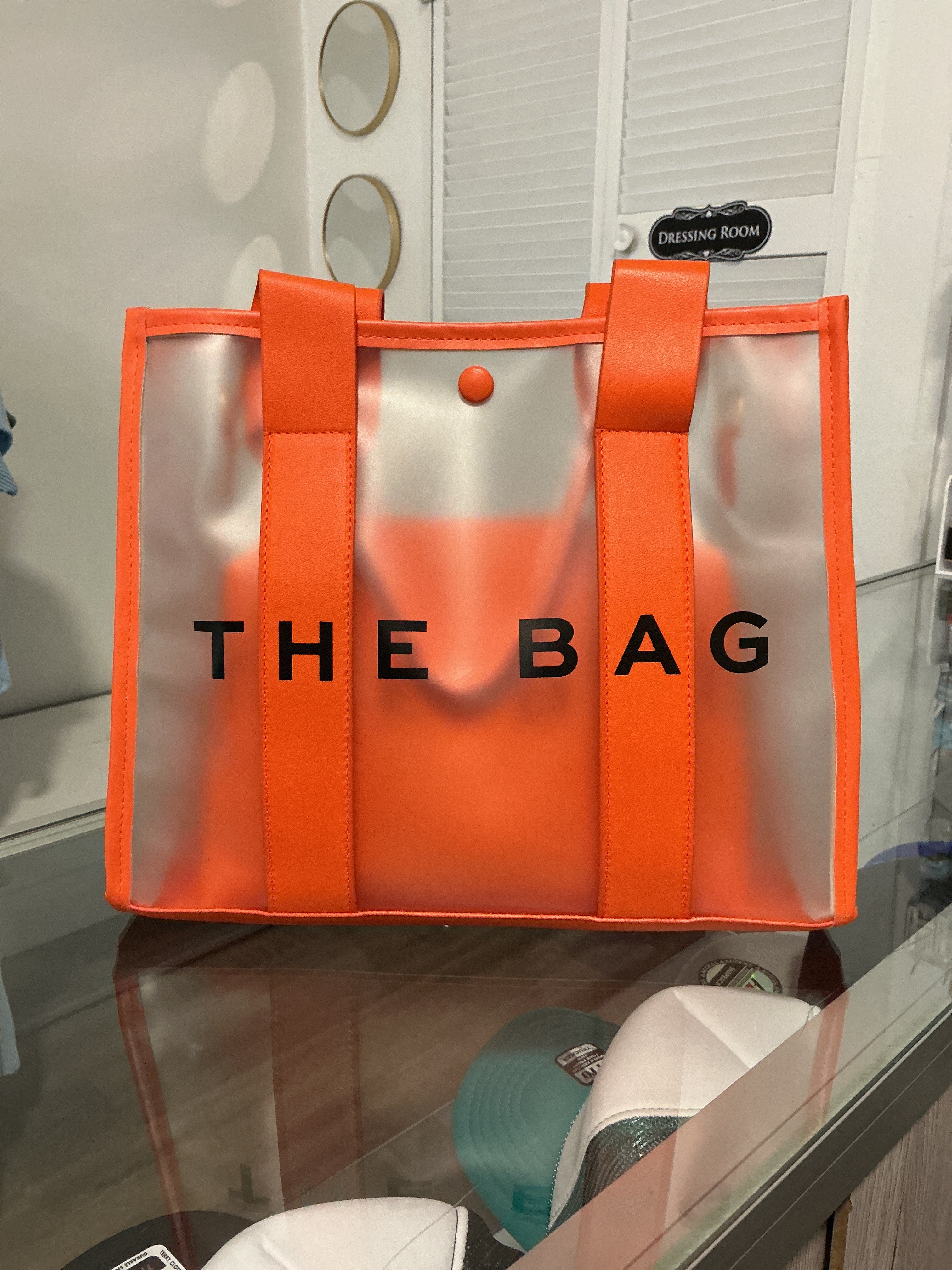 CLEAR BAG WITH INNER BAG