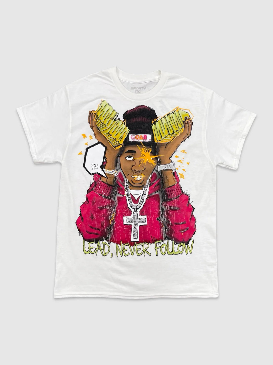 LEAD NEVER FOLLOW TEE